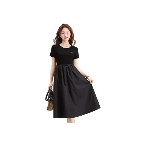 Xianyi Film Короткий рукав Платье Женское