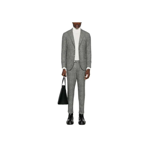 Eleventy FIRSTCLASS Made IN Italy SS24 Бизнес-костюм Мужской Черный Белый