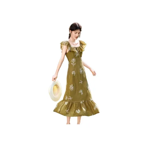 XWI Amber Green Женские Платья без рукавов