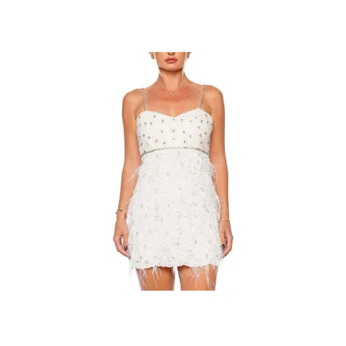 LOVESHACKFANCY Slip Платье Женское Кремовый