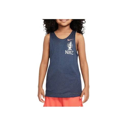 Nike Майка SS25 Белый Синий Подростки