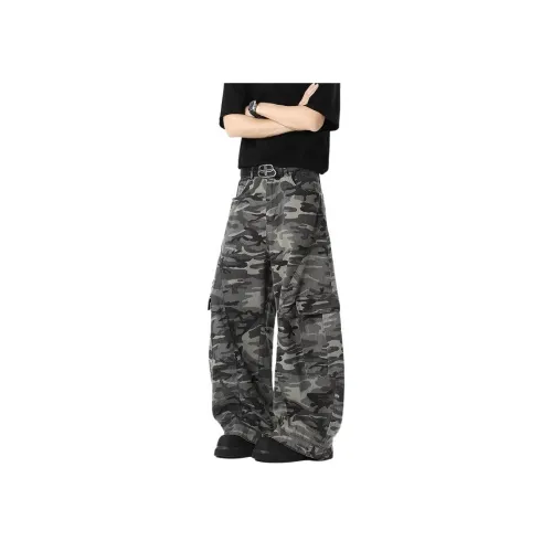 M JEANS STUDIOS 7 Камуфляж Унисекс Джинсы