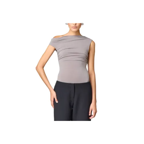 GLASSONS Тауповые Женские Майки