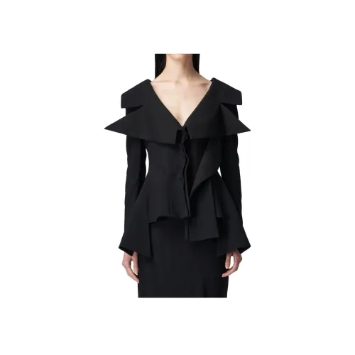 Yohji Yamamoto Черные Женские Куртки