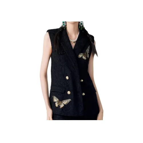 TCH Черные Женские Жилеты