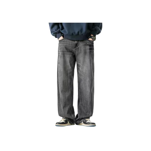 MISULI Черные Унисекс Джинсы