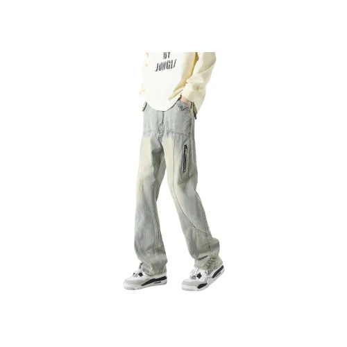 FAKE UINTAGE Синий Унисекс Джинсы