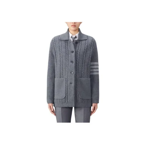 THOM BROWNE Серые Женские Свитеры