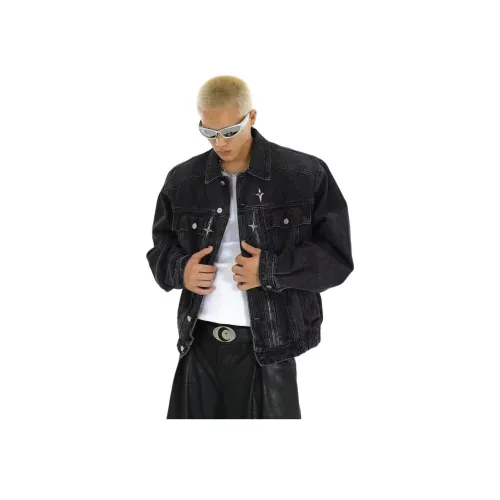 SZSX Черный Унисекс Джинсовые куртки