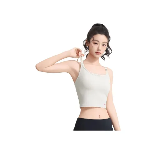 Барби Бежевый Женские Спортивные майки без рукавов