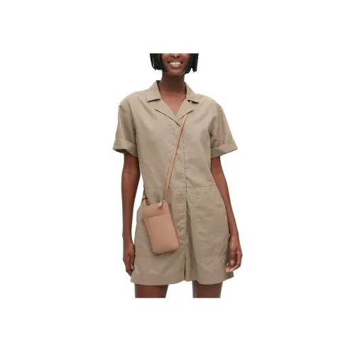 UNIQLO Темно-бежевый женский боди