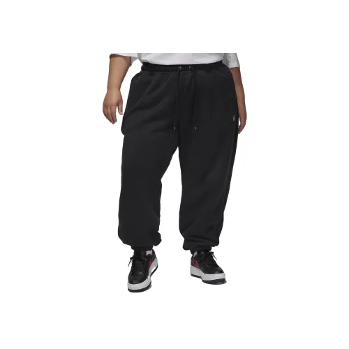 Jordan Flight Вязаные тренировочные брюки женские черные