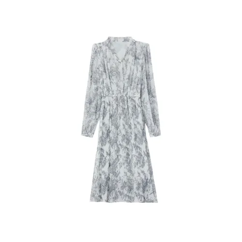 AFGGD Длинное платье с длинными рукавами женское