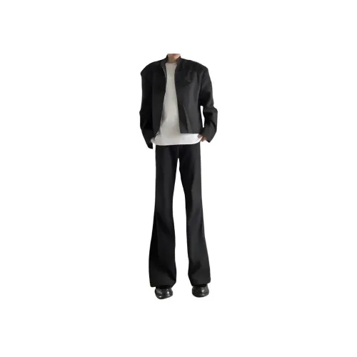 MORii Элегантные черные унисекс брюки для костюма