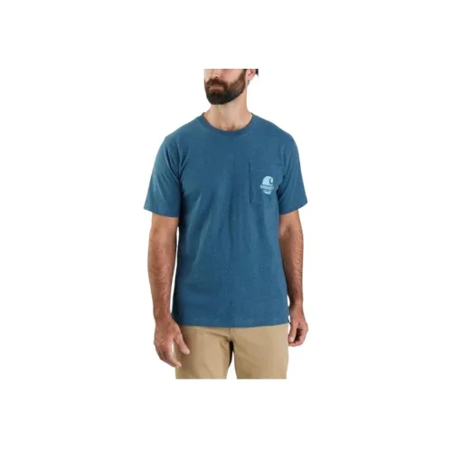 Carhartt 106147 Relaxed Fit Тяжелая Короткая Рукав Т-Рубашка Унисекс
