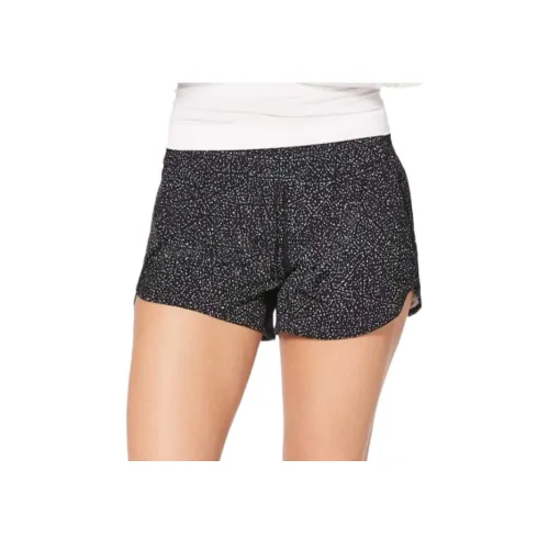 lululemon Swift Tracker Спортивные шорты Женские Night Scene Черный Белый