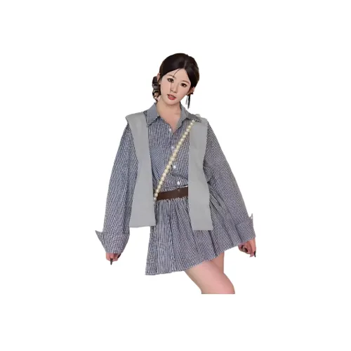 AURORA MUSE Длинное платье с длинными рукавами женское