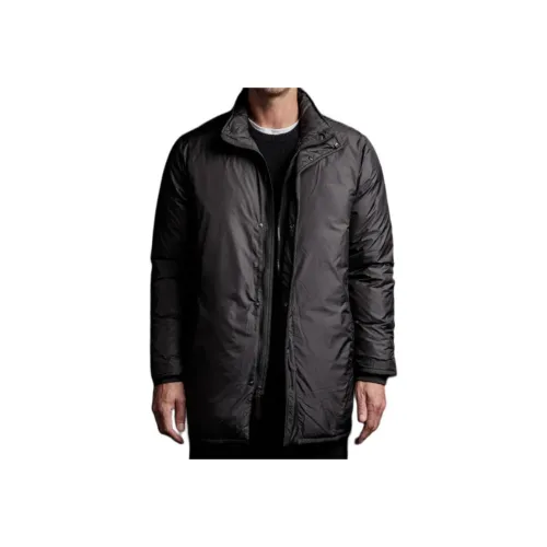 JAMES PERSE Черный Мужской Тренч