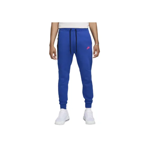 Nike Вязаные тренировочные штаны мужские синие