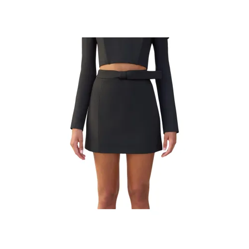 CULT GAIA Повседневные короткие юбки Женские Черный