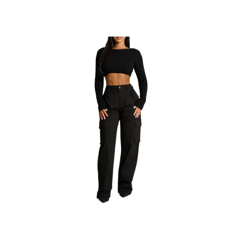 NAKED WARDROBE Саржа CarGo Pant Брюки карго Женские