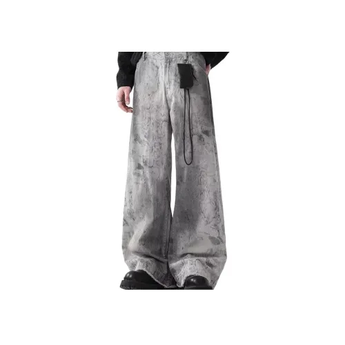 Clog Heel Серый Унисекс Джинсы