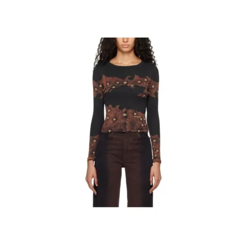 ECKHAUS LATTA Черные Женские Футболки