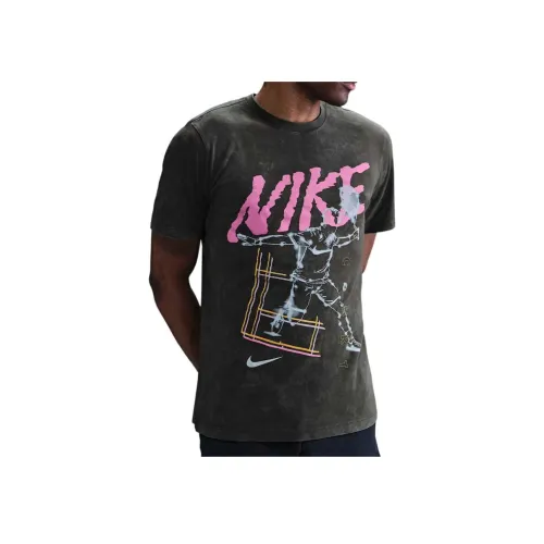 Nike CourtTennis T Рубашка Мужская Коричневая