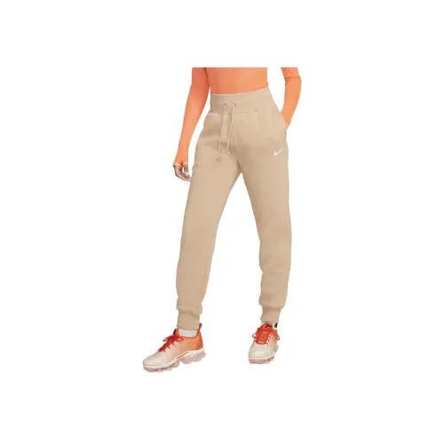 NIKE Коричневые Женские Вязаные Тренировочные Брюки