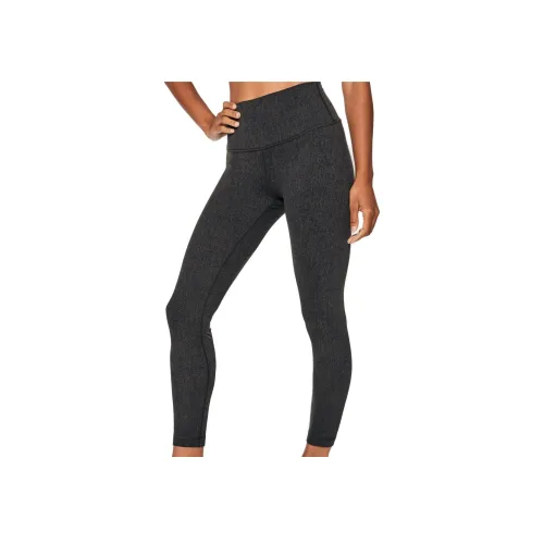 lululemon Wunder Under Спортивные брюки Женские Черный Зеленый Смешанный цвет