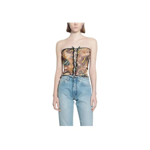 Jean Paul Gaultier Без бретелек Топ Женский Многоцветный