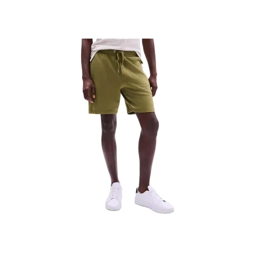 Tommy Hilfiger Оливково-зеленые мужские спортивные шорты