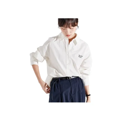 ZIMO Белые Женские Рубашки