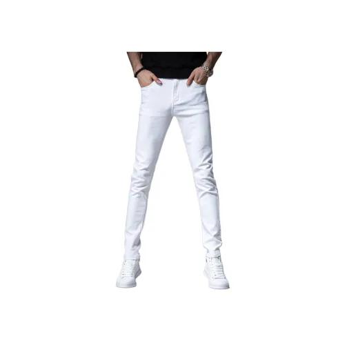Devanro Повседневные брюки Мужские Белые