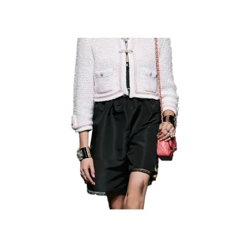 CHANEL Черные Женские Повседневные Шорты