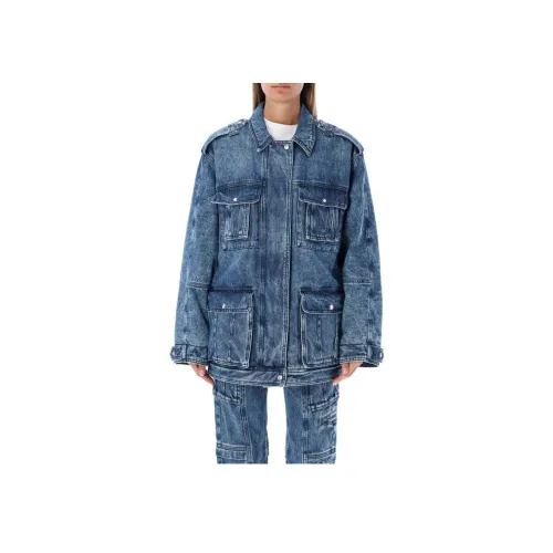 ISABEL MARANT Синие Женские Джинсовые Куртки