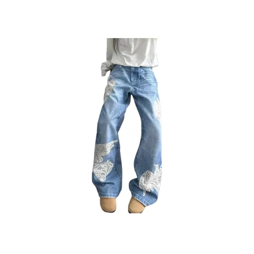 MORii Синие Унисекс Джинсы