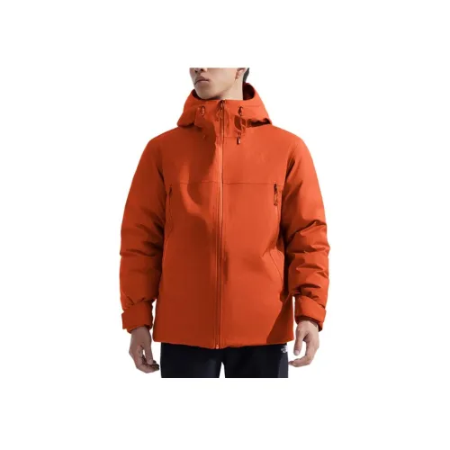 The North Face Mountain Range Пуховики и зимние пальто Мужской Закатный оранжевый