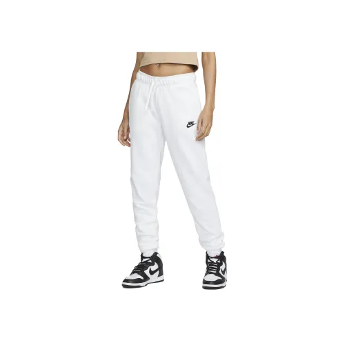 NIKE Белые Женские Вязаные Тренировочные Брюки