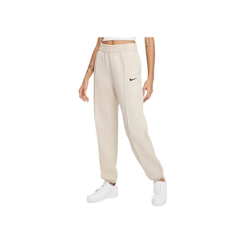Nike Sportswear Essentials Series Тренировочные брюки Женские Бежевые