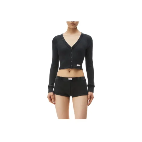 alexander wang Bodywear series Промытый черный Женские Трикотаж