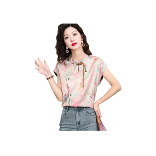 SIXUSICHOU Голубая луна Женские рубашки