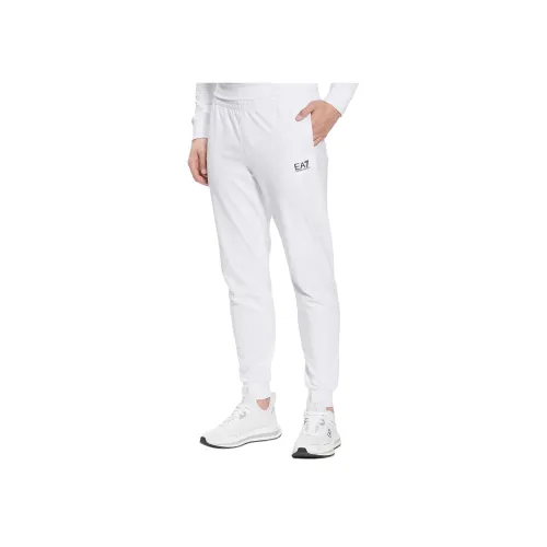 EMPORIO ARMANI Белые Спортивные Брюки для Мужчин