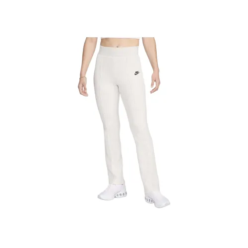 nike Sportswear Tech Fleece Высокая посадка Slim Pants Повседневные брюки Женские Светло-серый