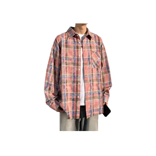 GANGZAI Длинный рукав рубашка унисекс