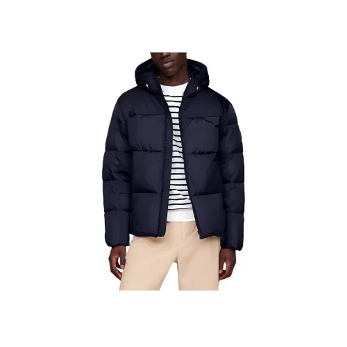 Tommy Hilfiger Темно-синий Синий Мужской Пуховик (Пуф)