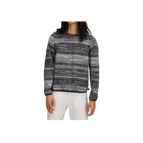 lululemon LAB Jacquard Series Черный Серый Цвет Мужские Свитера