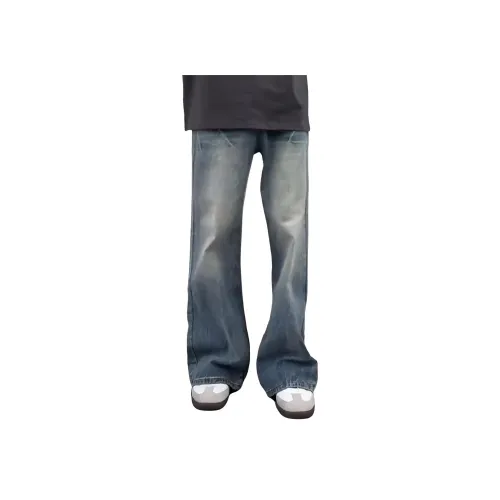 City Hipster Синий Унисекс Джинсы