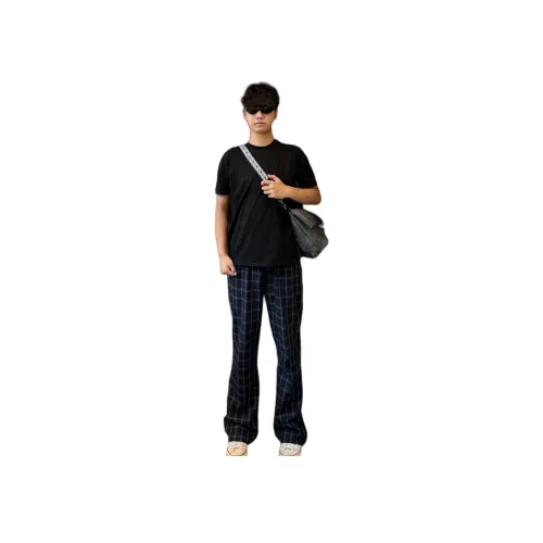 MORii Темно-синий Мужские Повседневные Штаны