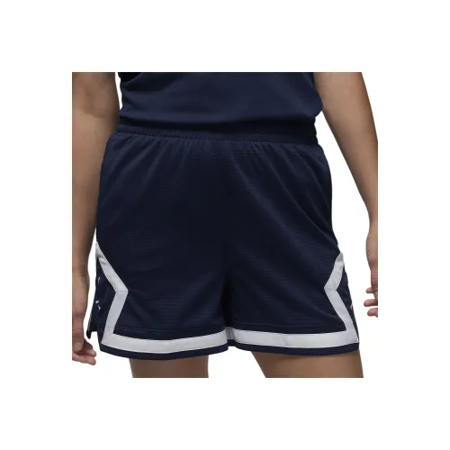 Джордан Женские 4' Ромб Шорты Повседневные шорты Женские Midnight Dark Blue